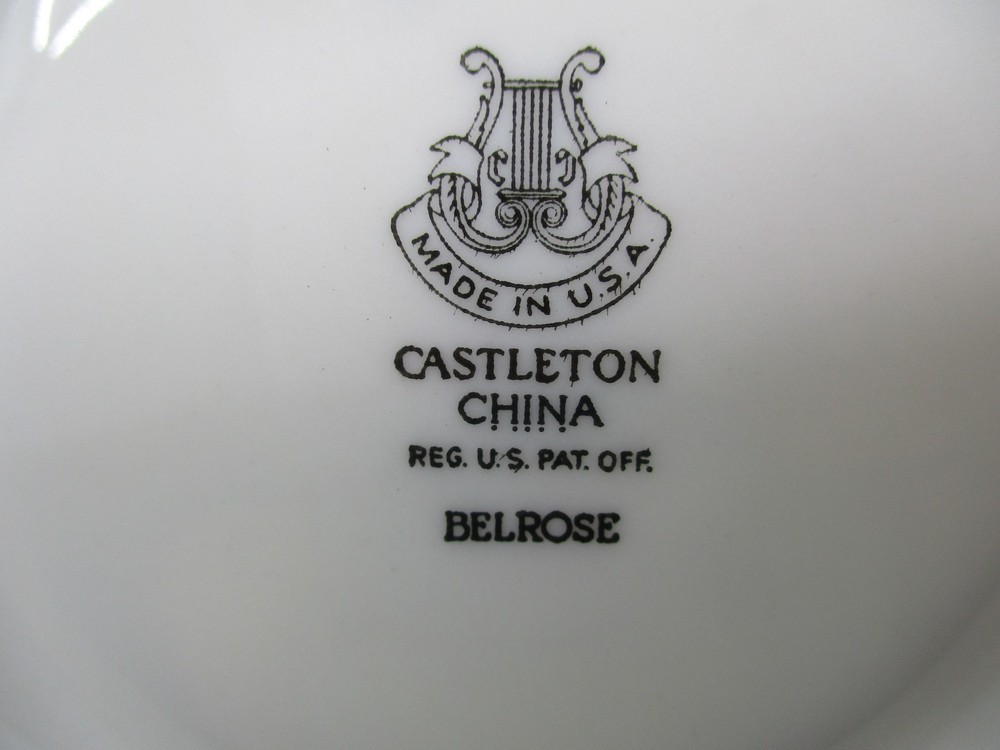 CASTLETON BELROSE - 2 CUP & SAUCERS - 2 1/4" 0512D