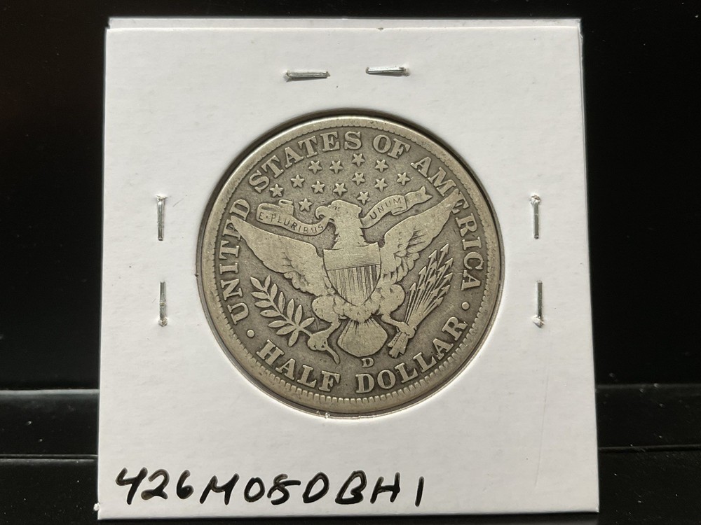 1908-D Barber Half