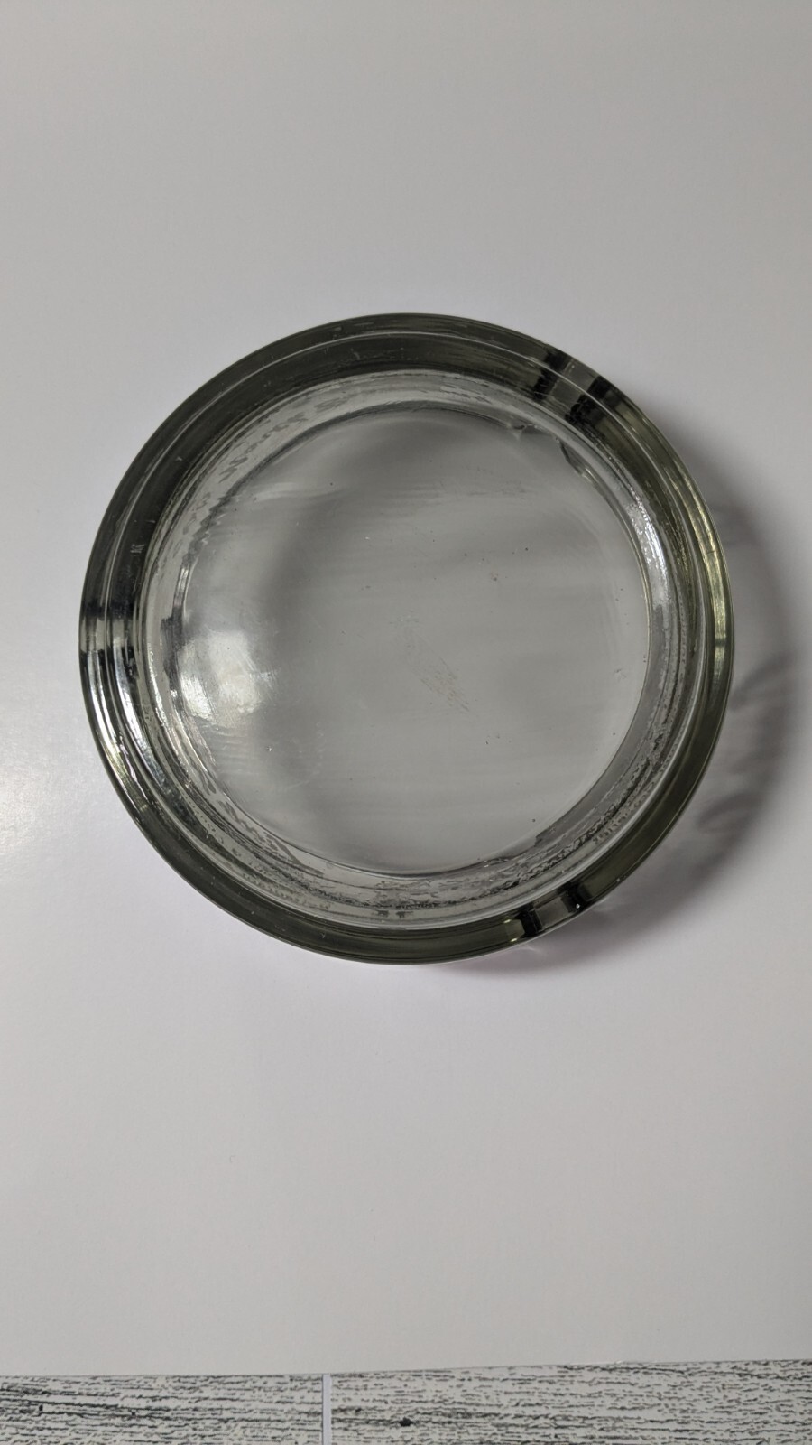 Vintage Little Joe’s Restaurant Round Glass Ashtray Gray Tone Los Angeles