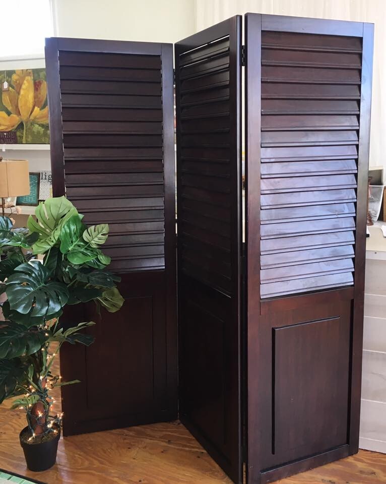 Rare Vintage Pier One Imports Solid Wood Room Divider - LOCAL PICKUP ONLY
