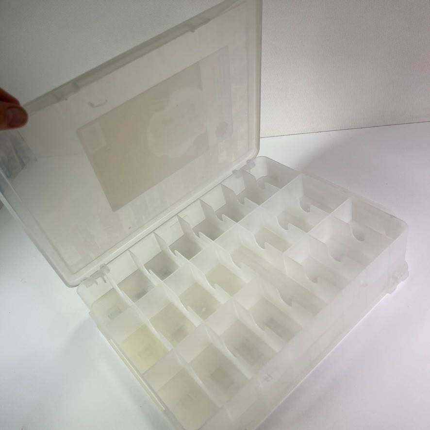 Creative Double-Sided Multi-Craft Carrier Plastic Case Carry Thread Organizer