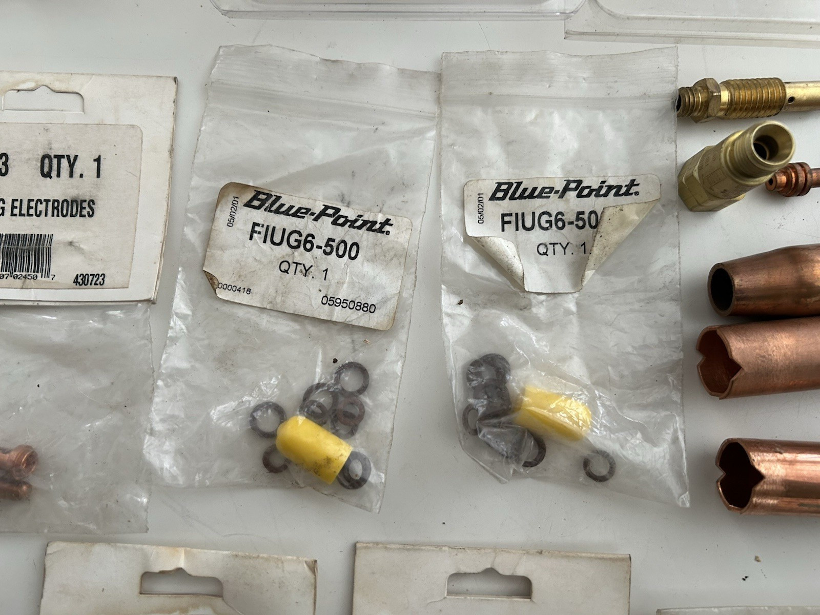 Vintage MIG Welder Tip Nozzle Diffuser Accessories Lot - Snap-On & Others