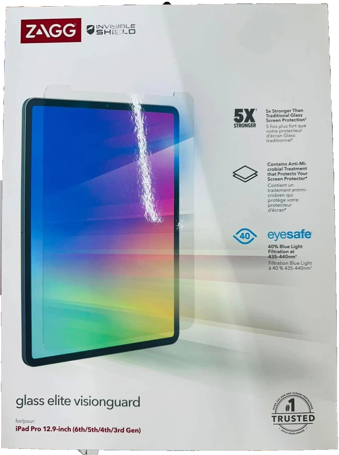 ZAGG Glass Elite VisionGuard Screen Protector iPad Pro 12.9" (3rd - 6th Gen)