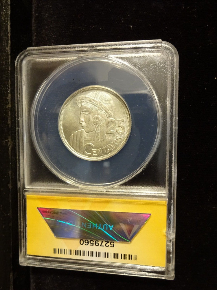 1950 25 Centavos MS 63