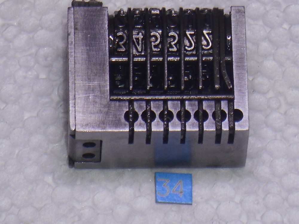 DOLD | letterpress Reverse numbering machine | 34