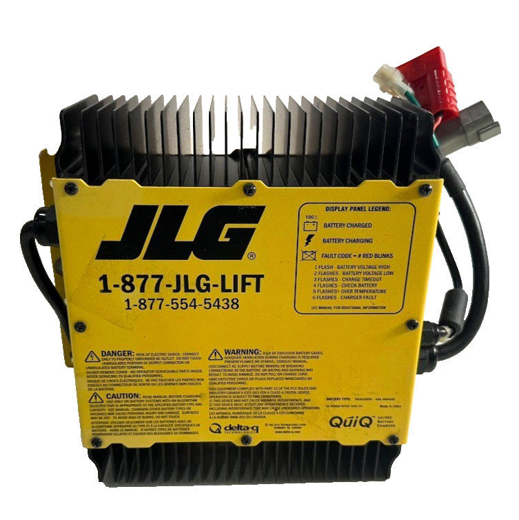 JLG BATTERY CHARGER 1001112111-1930ES 2630ES 3246ES 2030ES 2646ES PRE-OWNED 24 V