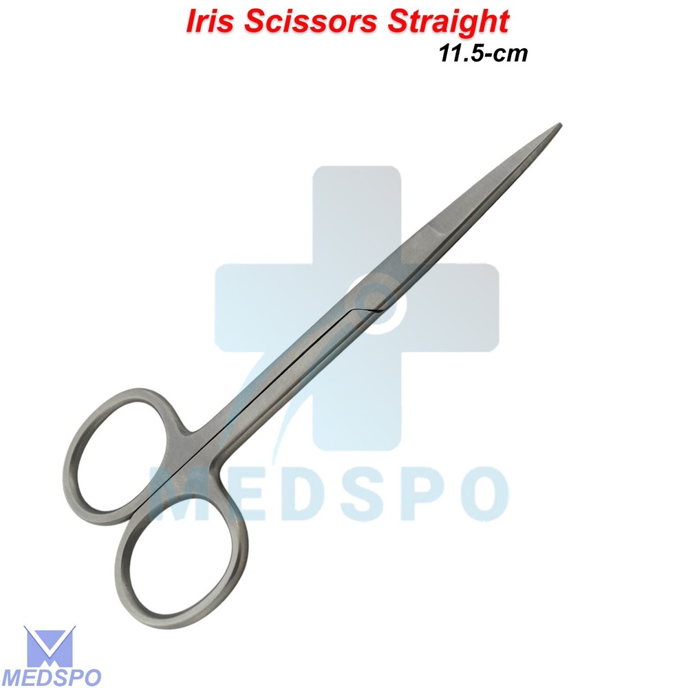 Surgical Operating Iris Gum Scissors Straight Tissue Sharp Shears Medical Tools