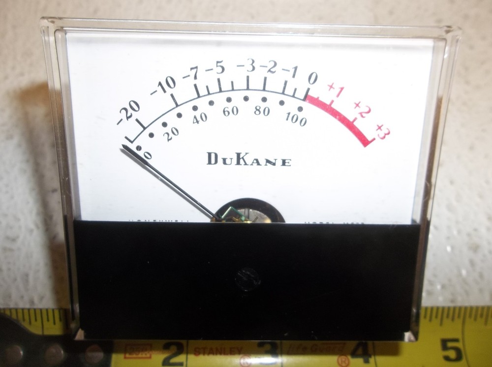 DuKane Honeywell VU Meter