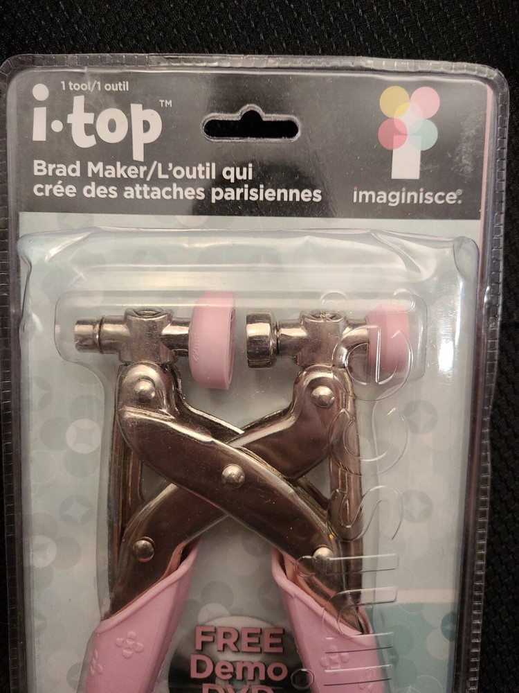 I-TOP IMAGINISCE Custom Brad Topper/Maker With Instructions New Unopened.