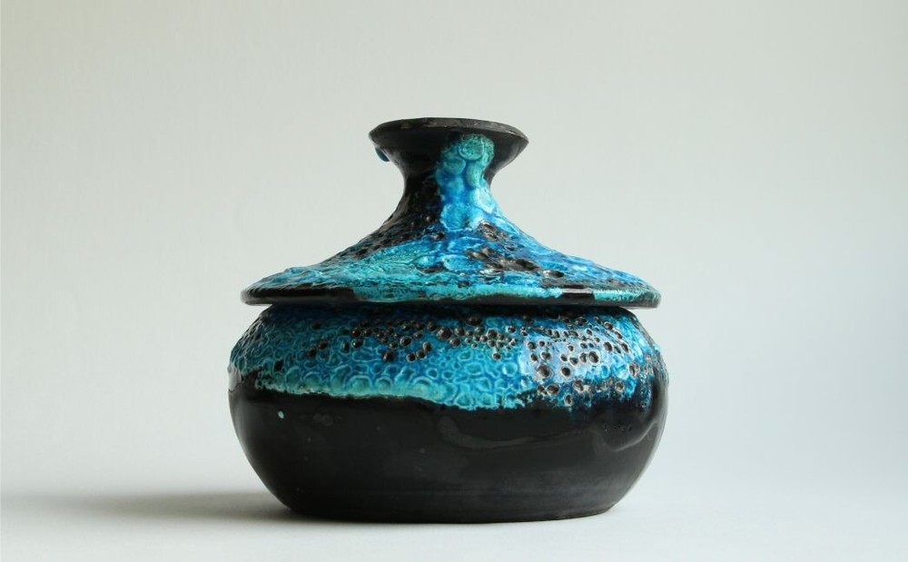 Charles Cart's ceramic sugar pot