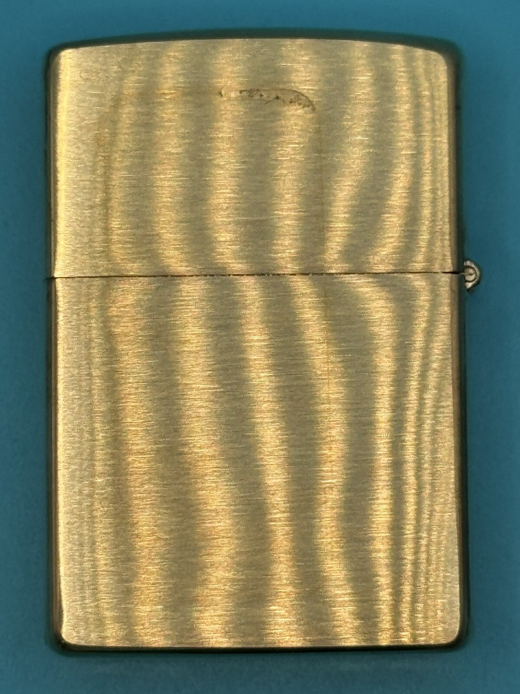 2019 Brushed Brass Zippo Lighter NEW