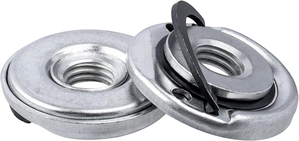 2Pcs Quick Release Angle Grinder Locking Nuts M14 Flange Nut Replacement Lock Nu