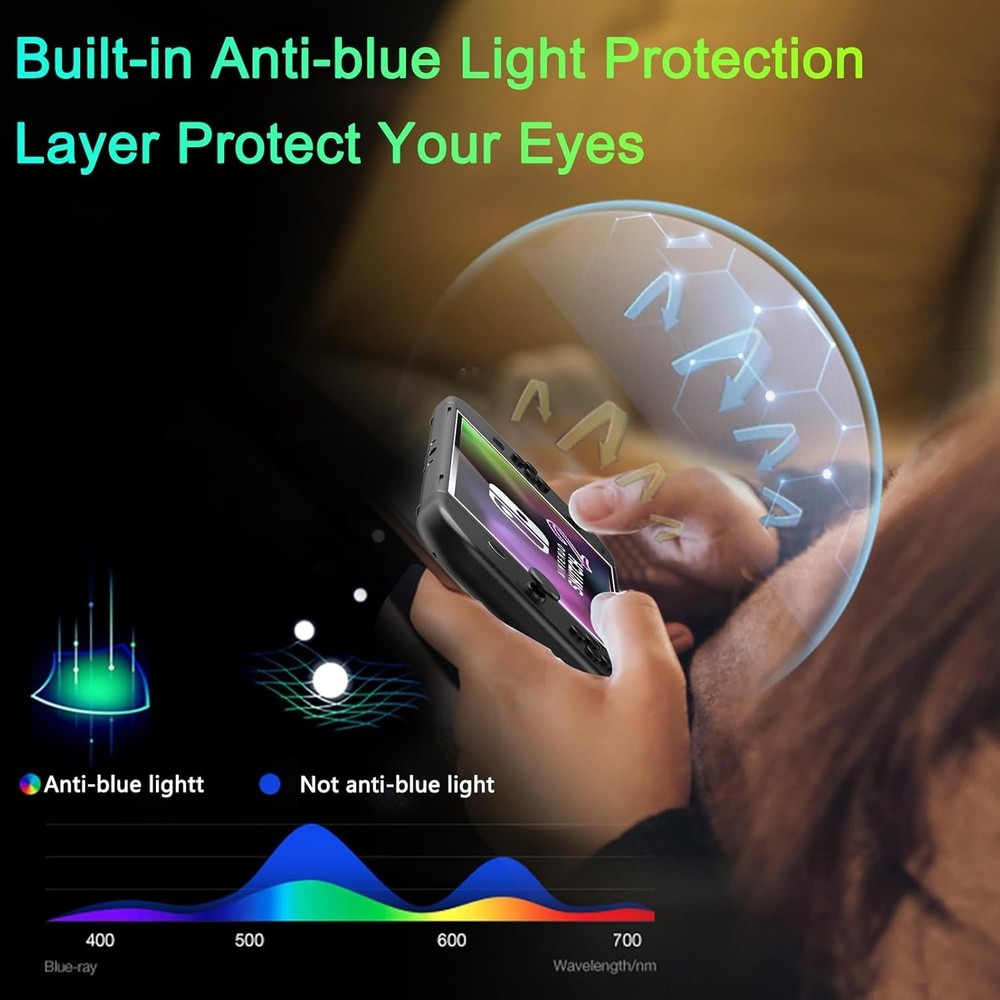 Ferilinso [Zero Bubble Install] 4 Pack Tempered Glass Screen Transparent