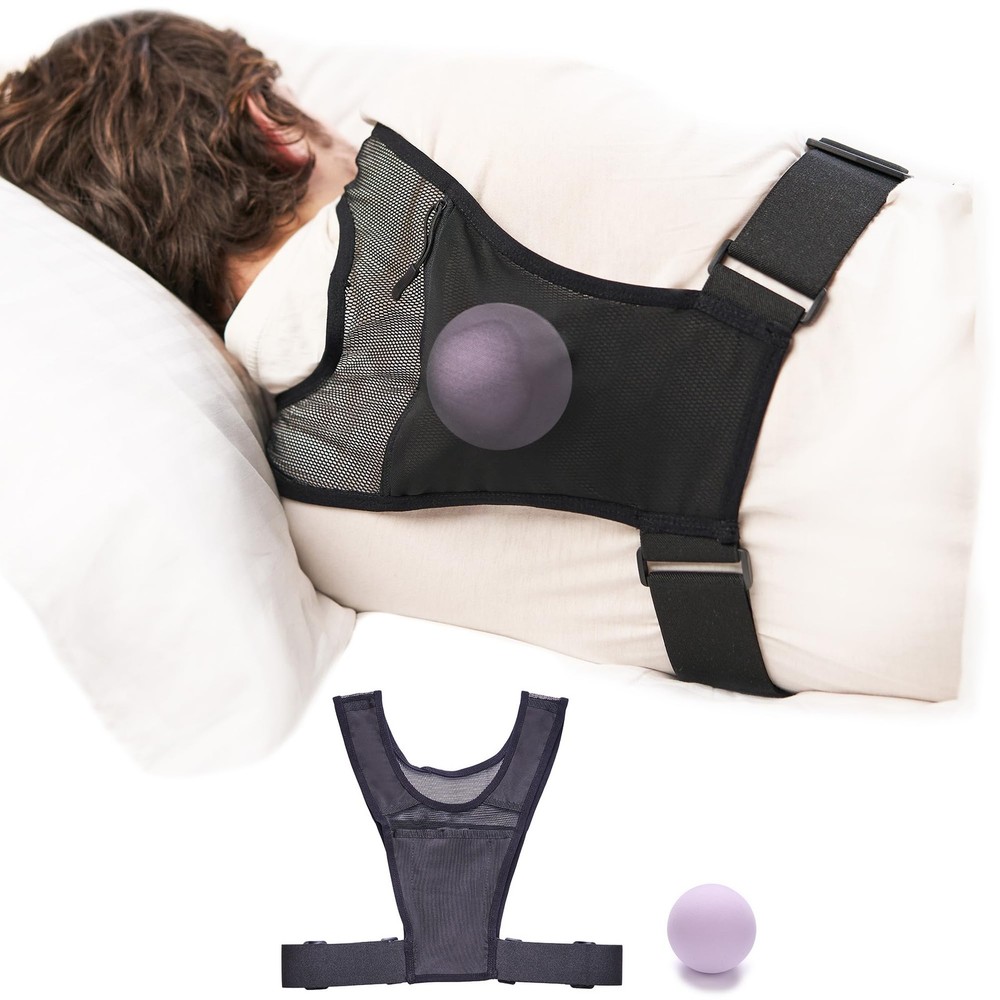 Anti Snoring Device | Positional Sleep Apnea | Side Black
