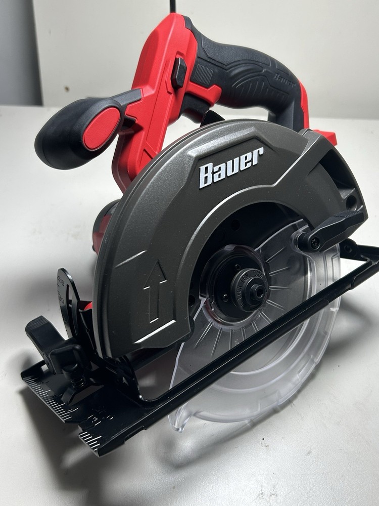 NEW Bauer 20V CORDLESS 6-1/2” CIRCULAR SAW Tool Only 57504 2072C-B P (Open Box)!