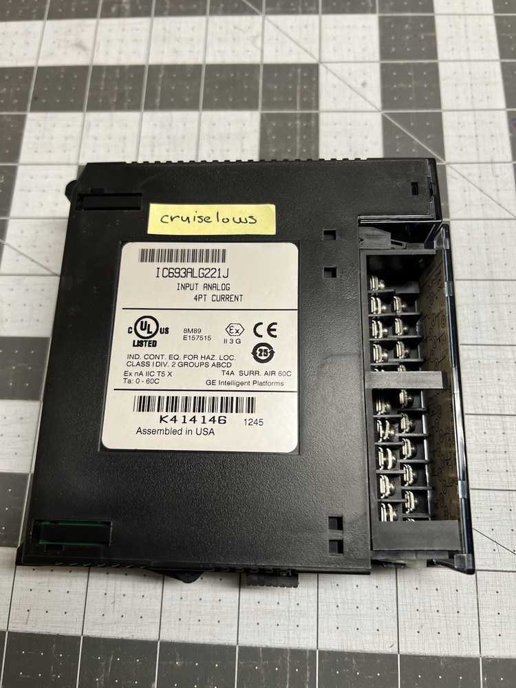 GE Fanuc IC693ALG221J 4Pt Current Analog Input Module
