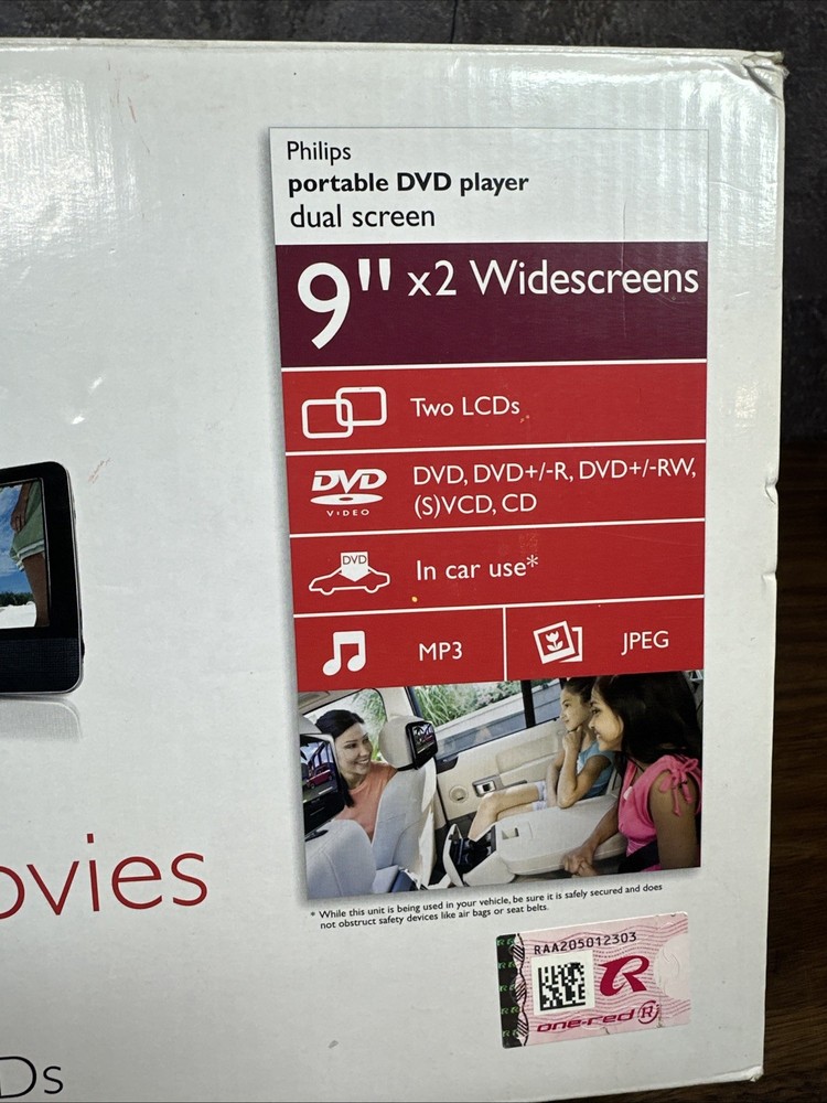 Philips PD9012M/37 9" LCD Portable DVD Player, Does Not Include Second Screen