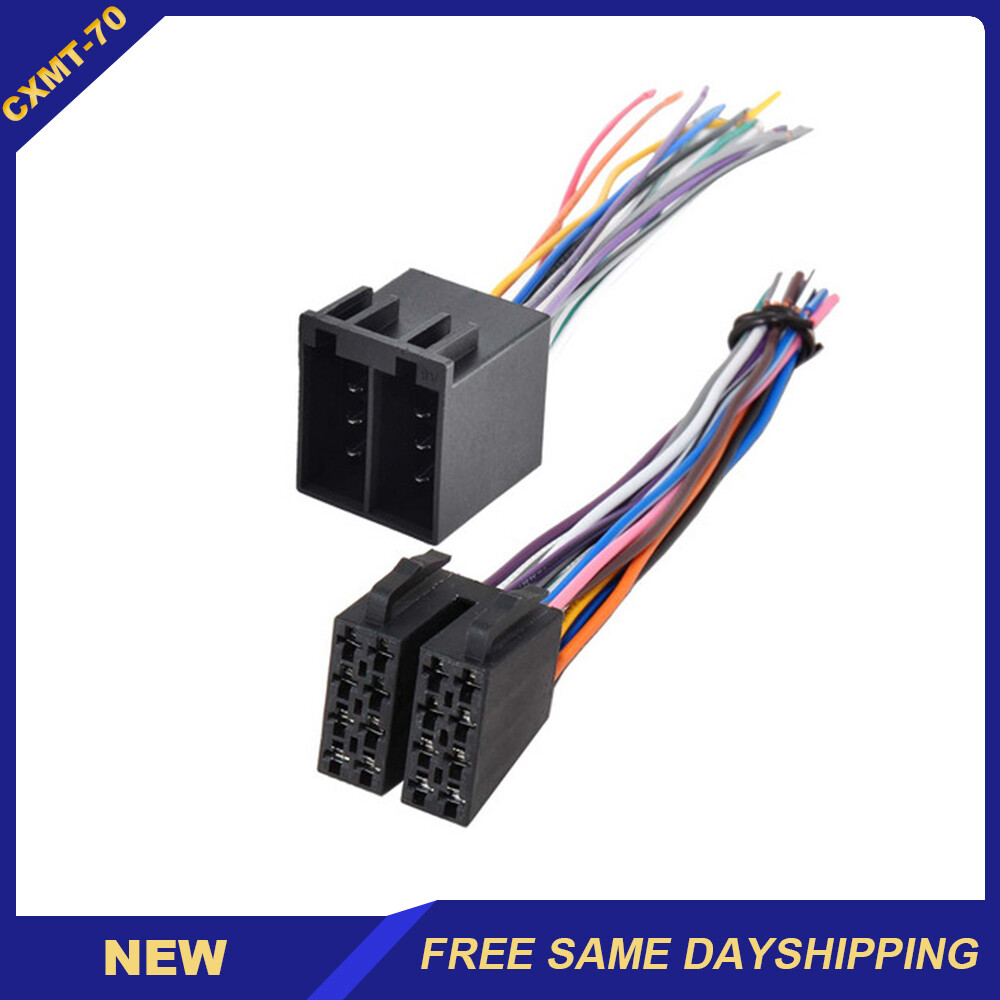 New Pioneer Radio Install ISO Harness Fits Peterbilt Kenworth With Delphi Radio