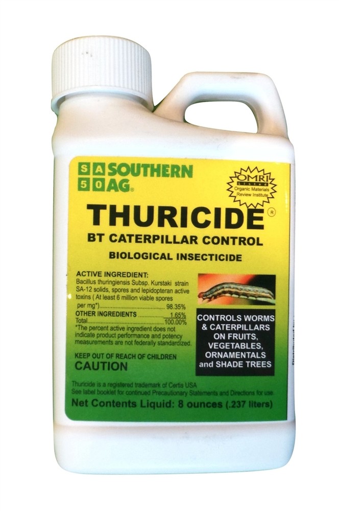 Thuricide caterpillar and worm control - 8 oz