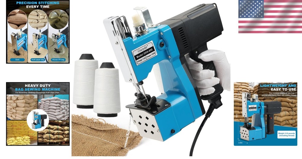 Heavy-Duty Portable Sewing Machine - Quick Setup & High-Speed Performance