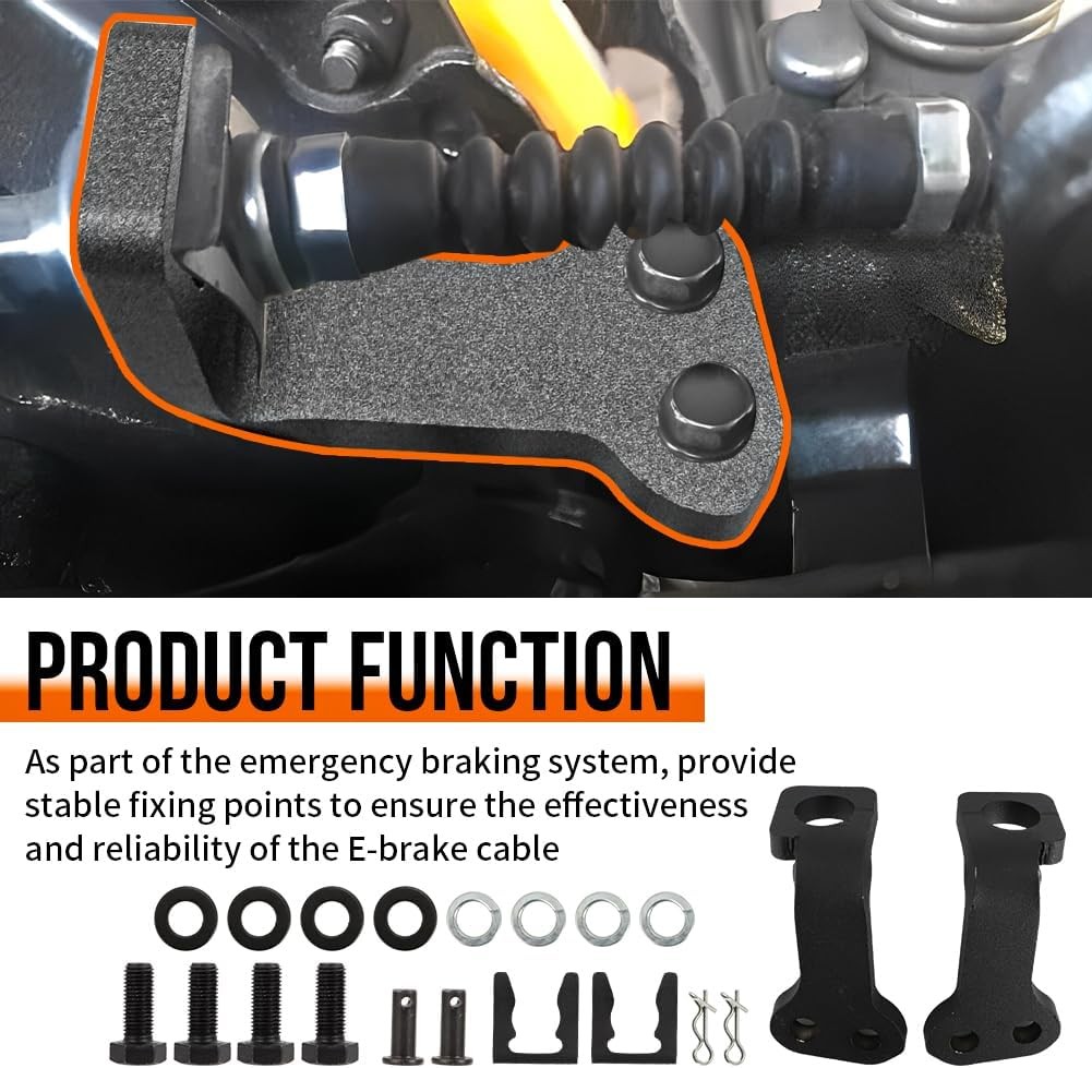 Rear Disc E Brake Cable Bracket For 88-01 Acura Integra Honda CRX Civic Del Sol