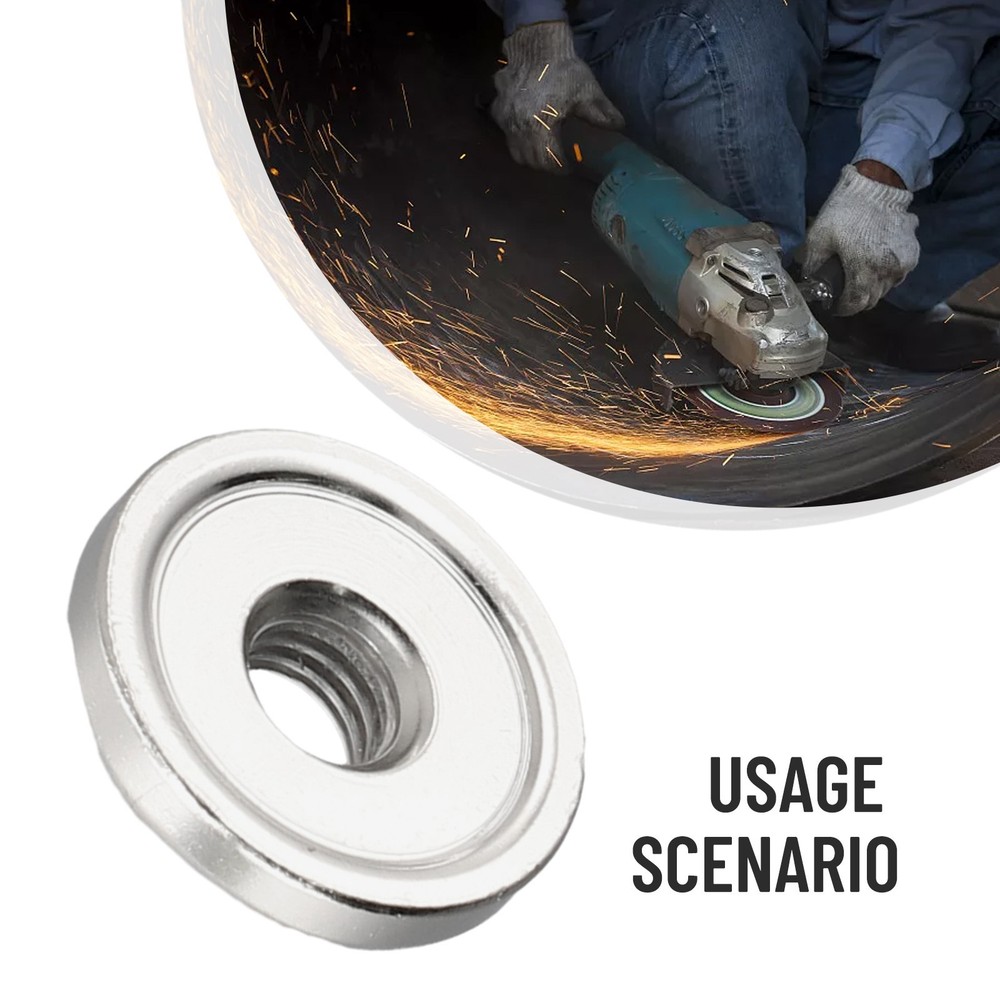 Hex Nut Replacement For 100 Type Angle Grinder Chuck Locking Plate Quick-Clamp