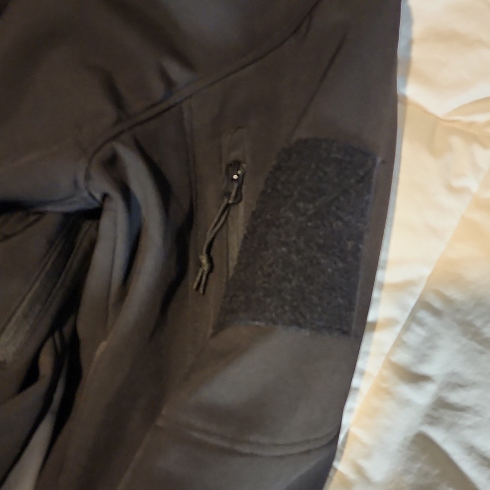 Rothco Tactical Black Jacket Size L Polyester High Density Fabric