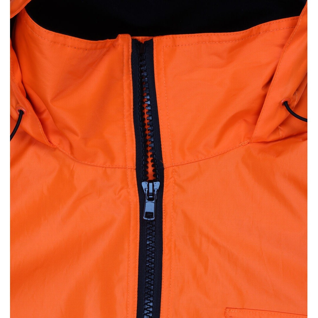 REFLECTIVE BOMBER JACKET HI-VIS ORANGE WATERPROOF MCR SAFETY CLASS 3 (SM - 5XL)