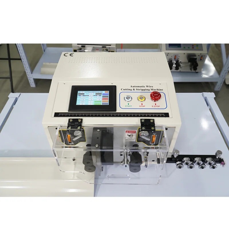 Touch Screen Auto Computer Wire Stripping Machine SWT-508ES Peeling Cut 0.1-8mm2