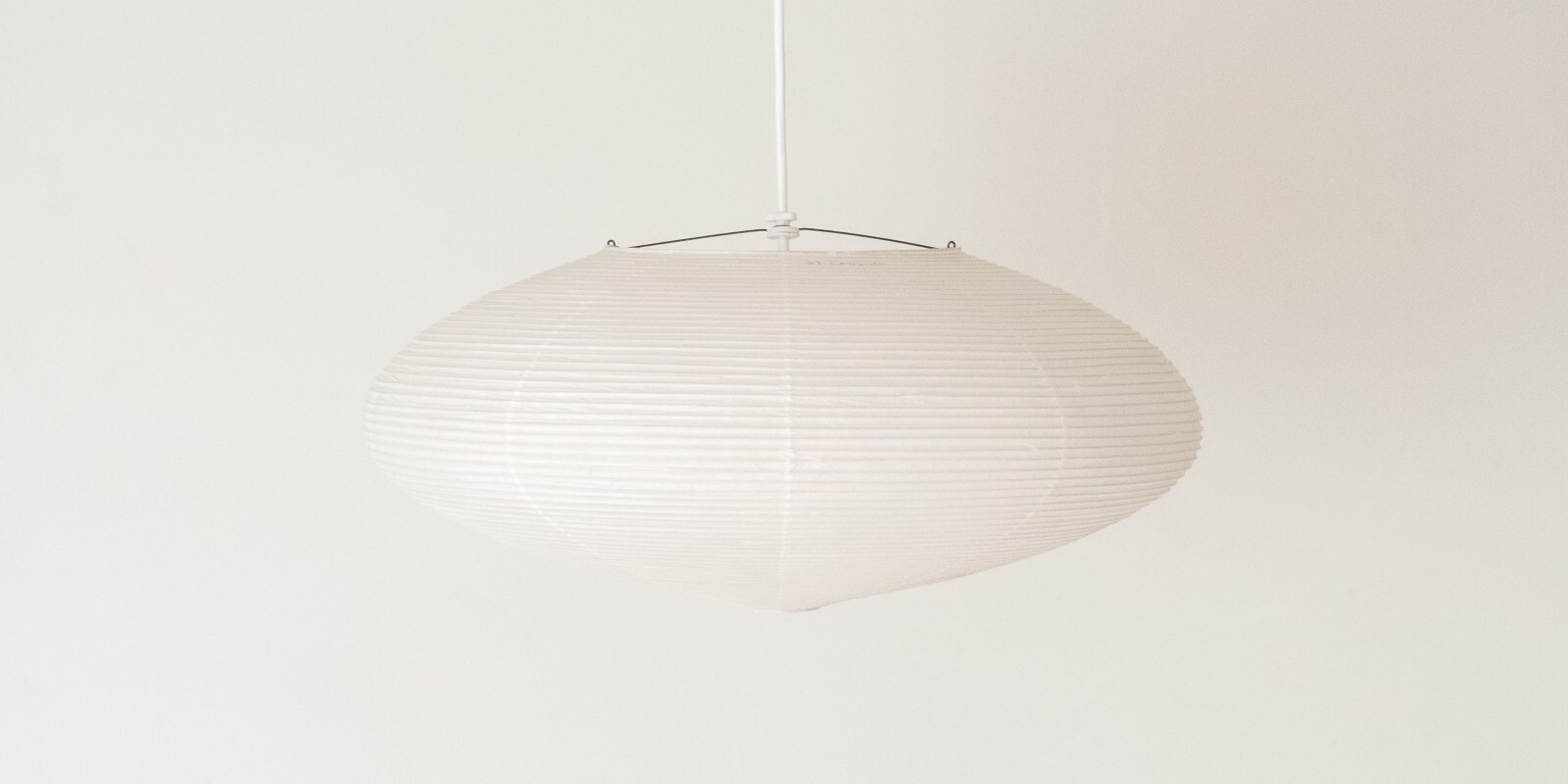 Isamu Noguchi AKARI 21A Pendant Lamp Shade and Frame Set W660mm H290mm (φ660mm)