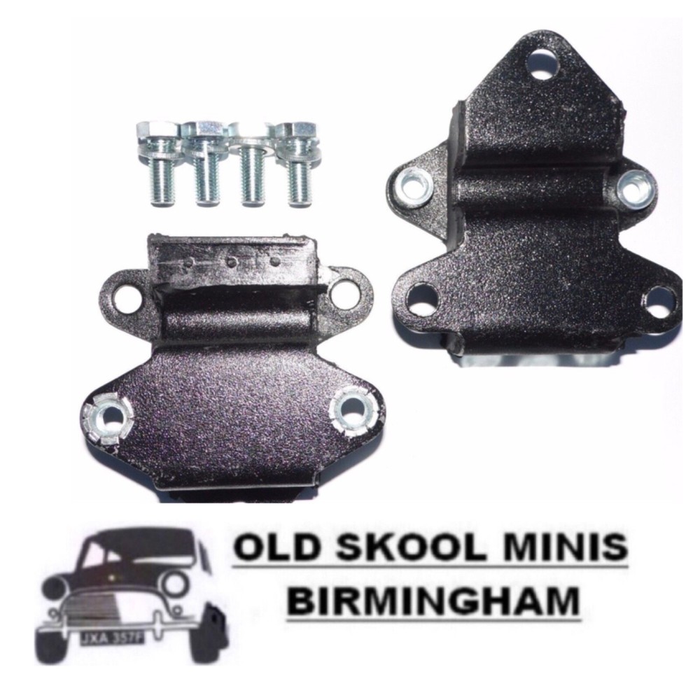 CLASSIC MINI FRONT ENGINE TO SUBFRAME MOUNTS CAPTIVE NUT PAIR 21A1902ST x2 5P2