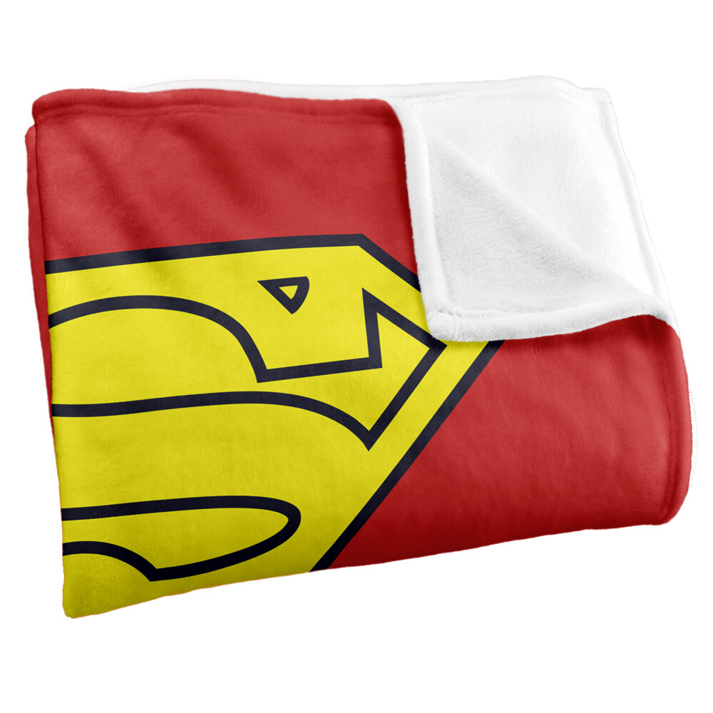 Superman Cape Logo Silky Touch Super Soft Throw Blanket