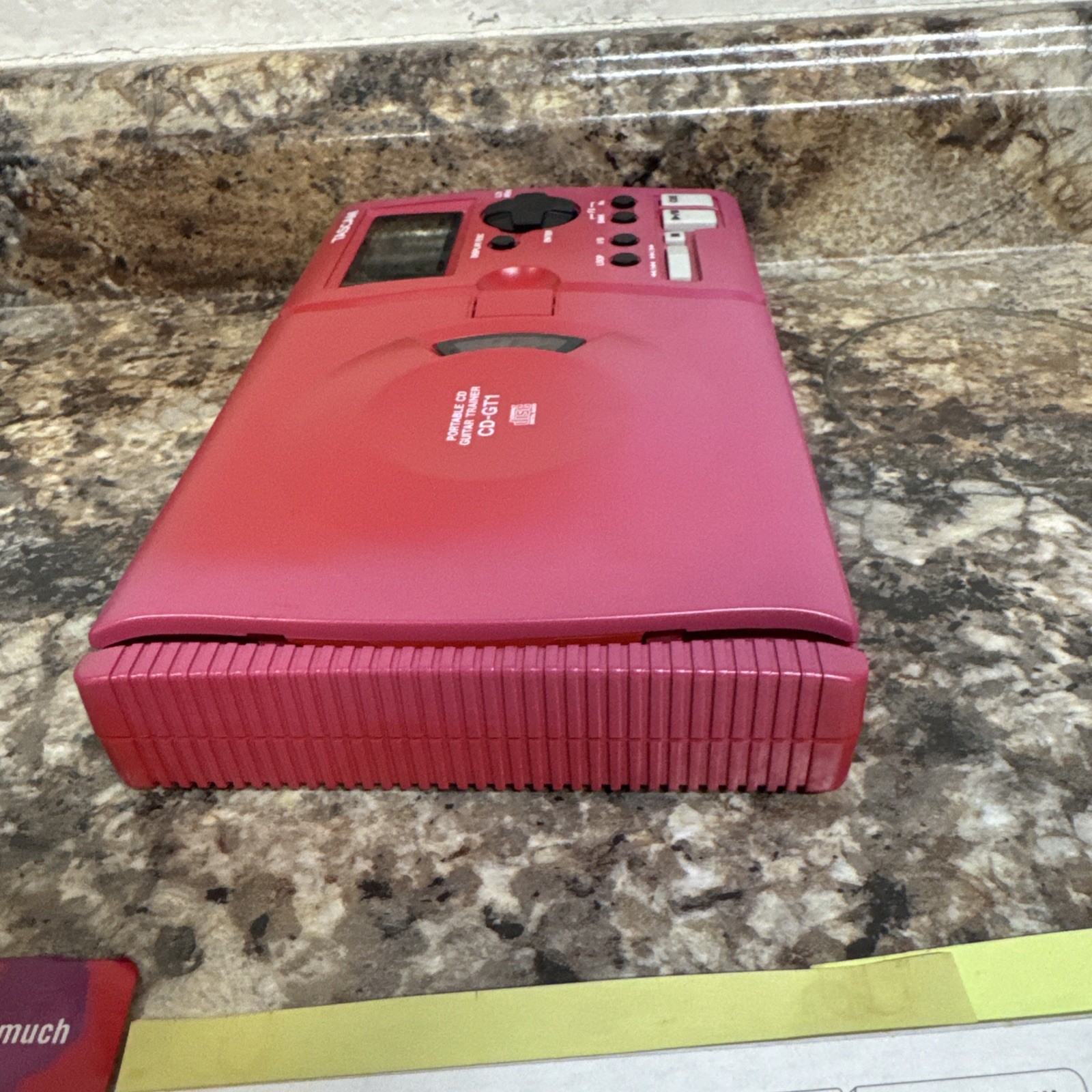 TASCAM CD-GT1 Portable Guitar Trainer Battery Powered NO AC ADAPTER - Tested