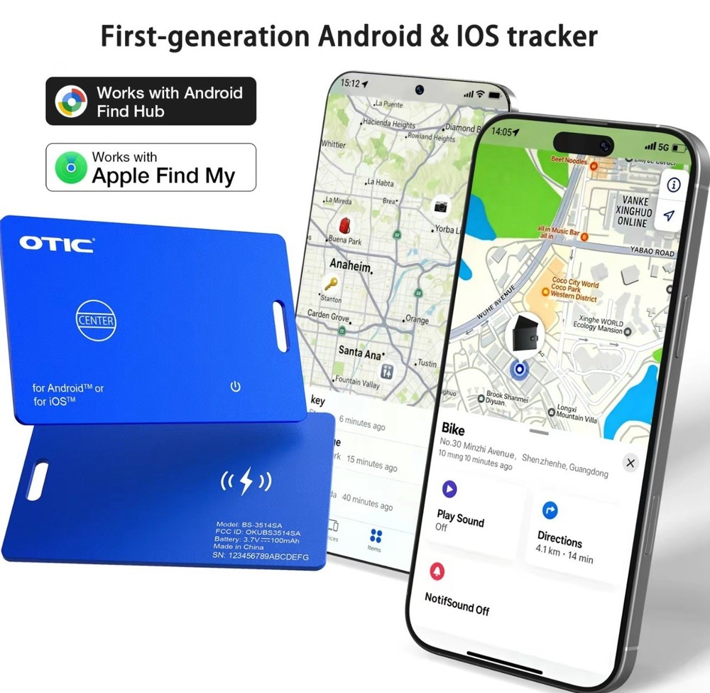 OTIC 2025 Android & iOS Tracker Smart Finder for Apple Find My iPhone