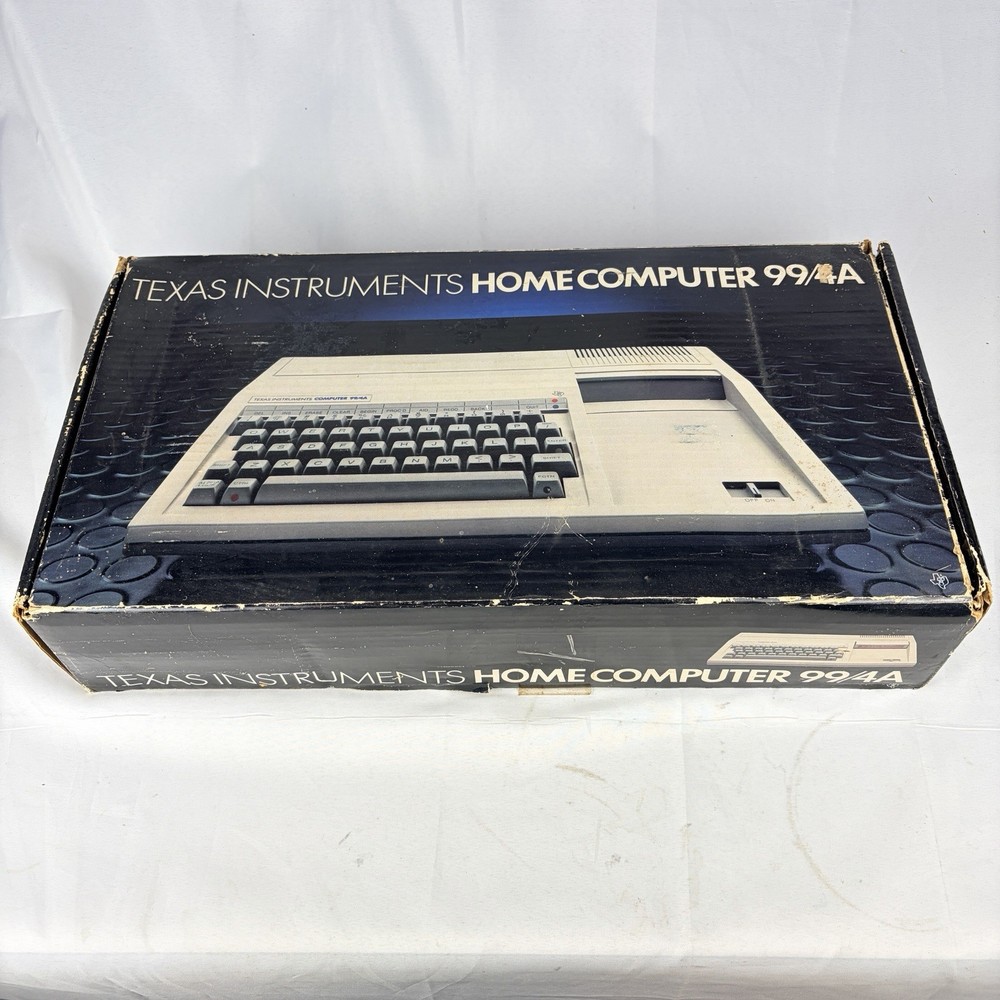 Texas Instruments TI-99/4A Computer New Old Stock Open Box Sealed Inside