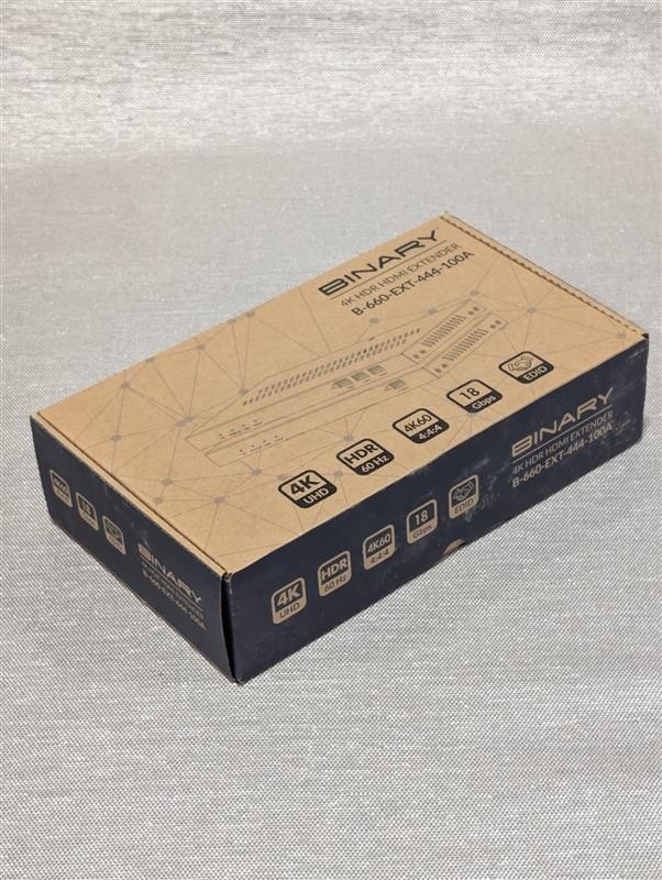Binary B-660-EXT-444-100A 4K HDR HDBaseT Extender 100m | 18Gbps | New Open Box