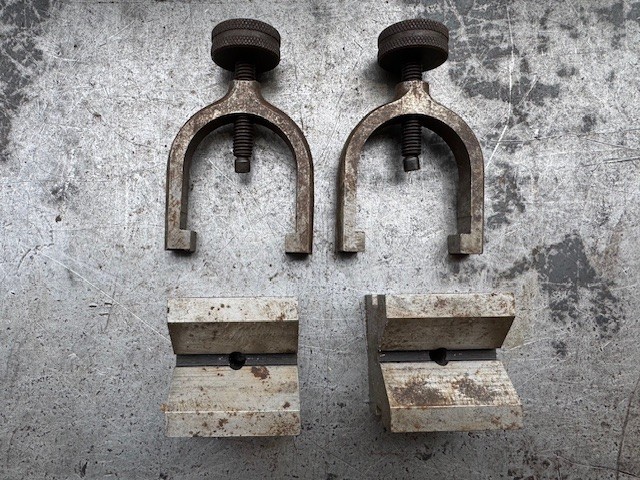 Machinist V-Block Clamp Pair