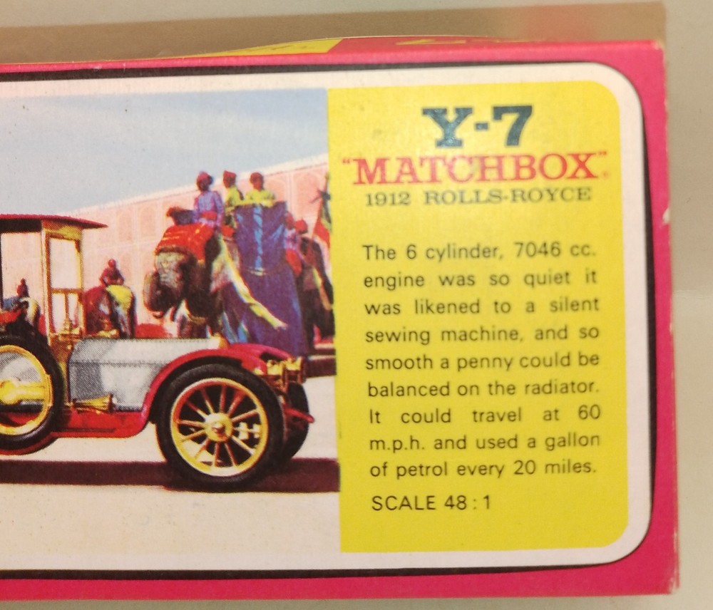 Matchbox MOY 1912 Rolls-Royce Y-7