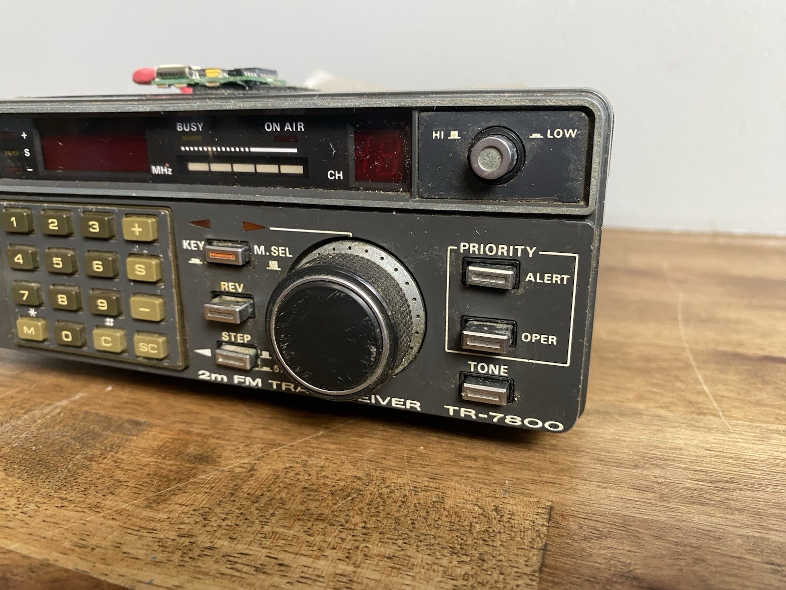 Kenwood TR-7800 2 Meter FM Transceiver Radio Original Microphone - Working