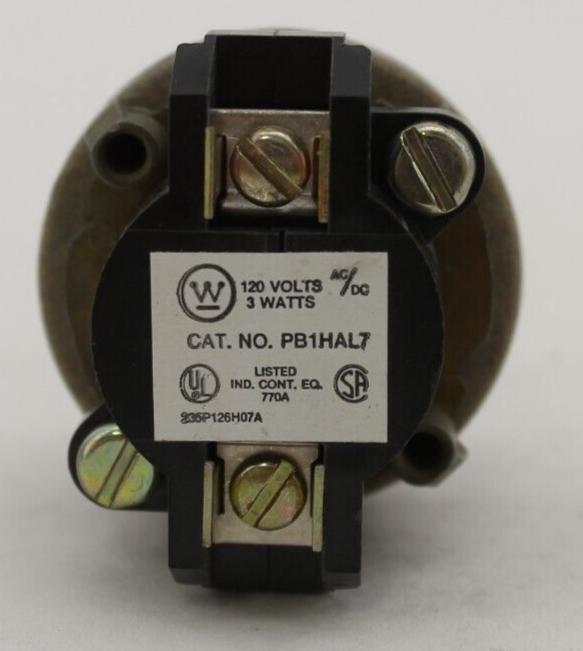 Westinghouse PB1HAL7 Pilot Light