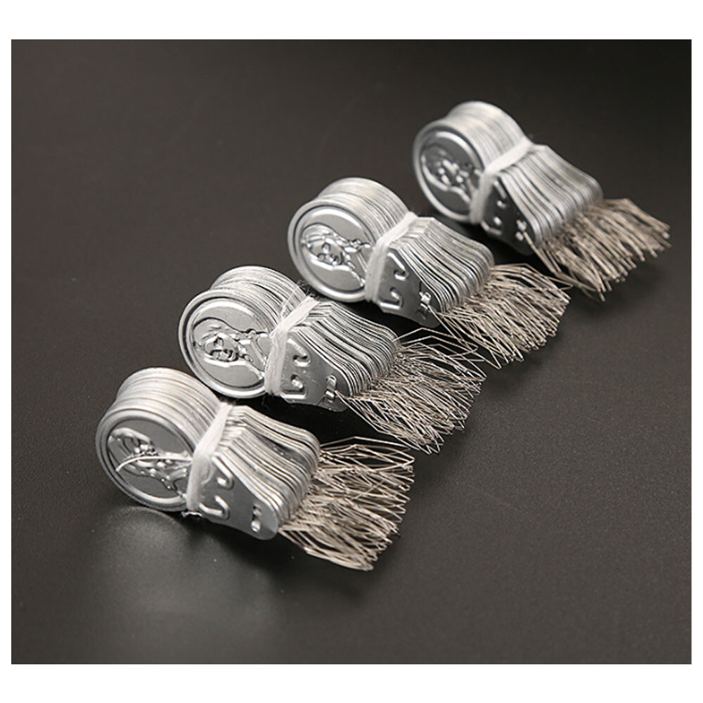 200pcs Metal Wire Needle Threader Silver Hand Sewing Stitch Insertion Tool 1.7"