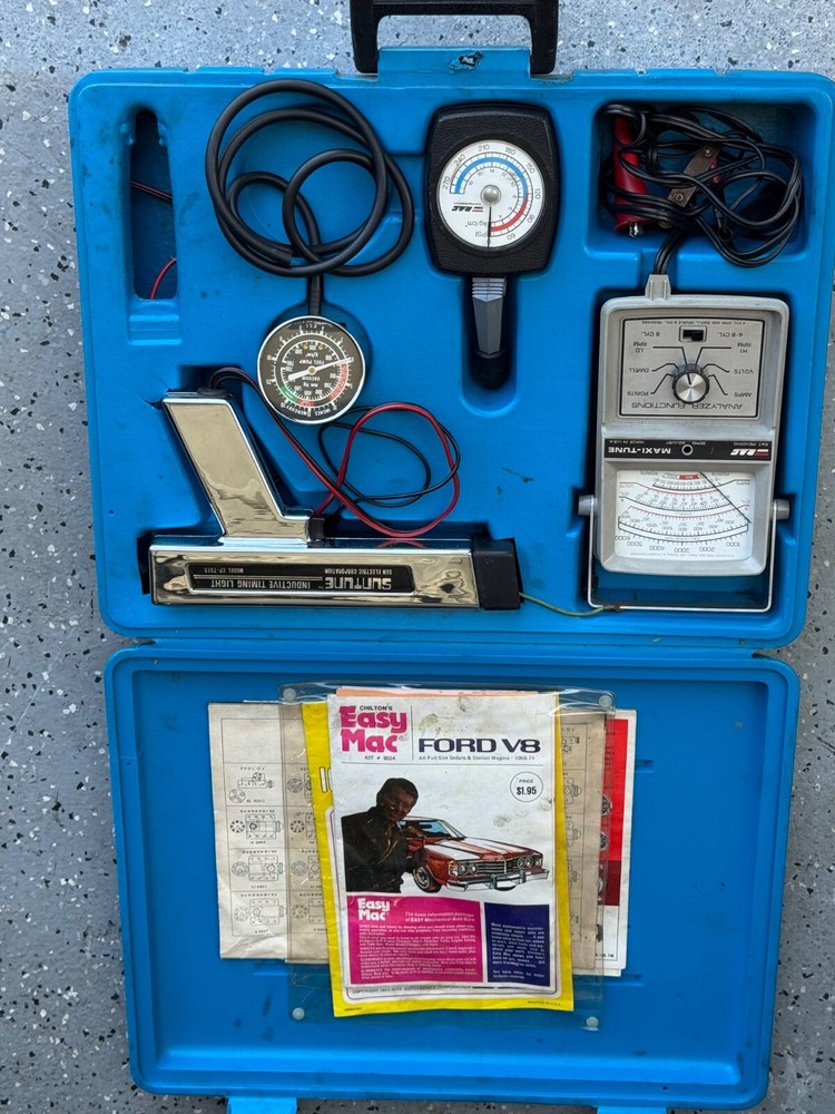 Sun Tune-Up Testing Kit CP 7515 w/Inductive Timing Light, Tachometer, Starter