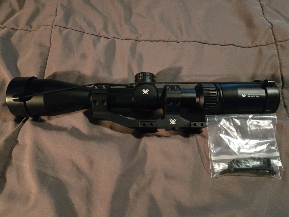 Vortex Crossfire II 3-9X40 Scope With Vortex Ring Mount