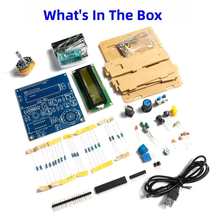 DIY Frequency, Inductance & Capacitance Meter Soldering Practice kit, Complet...