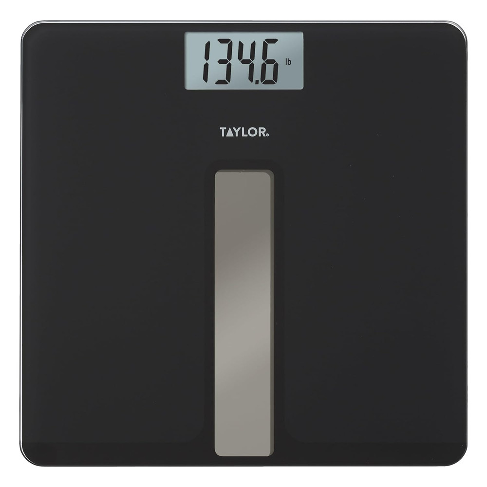 Taylor Light Powered Digital Bath Scale, Large and Durable Platform, Light Power