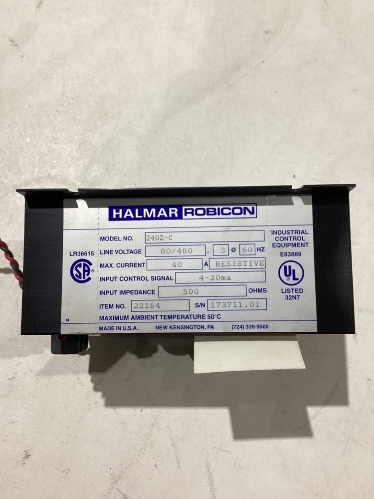 HALMAR ROBICON 240Z-C Power Control Module USED