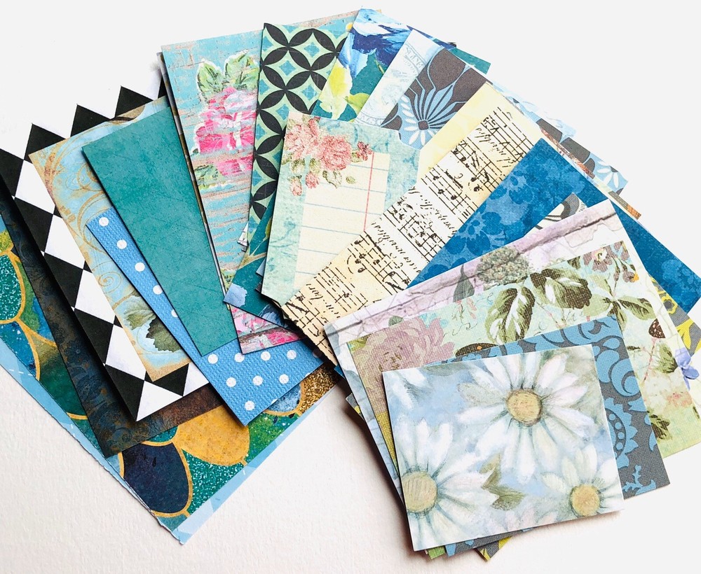 2 Sets Paper Kitz Scrapbook Papers. Each Set 25 Papers For Craft Projects