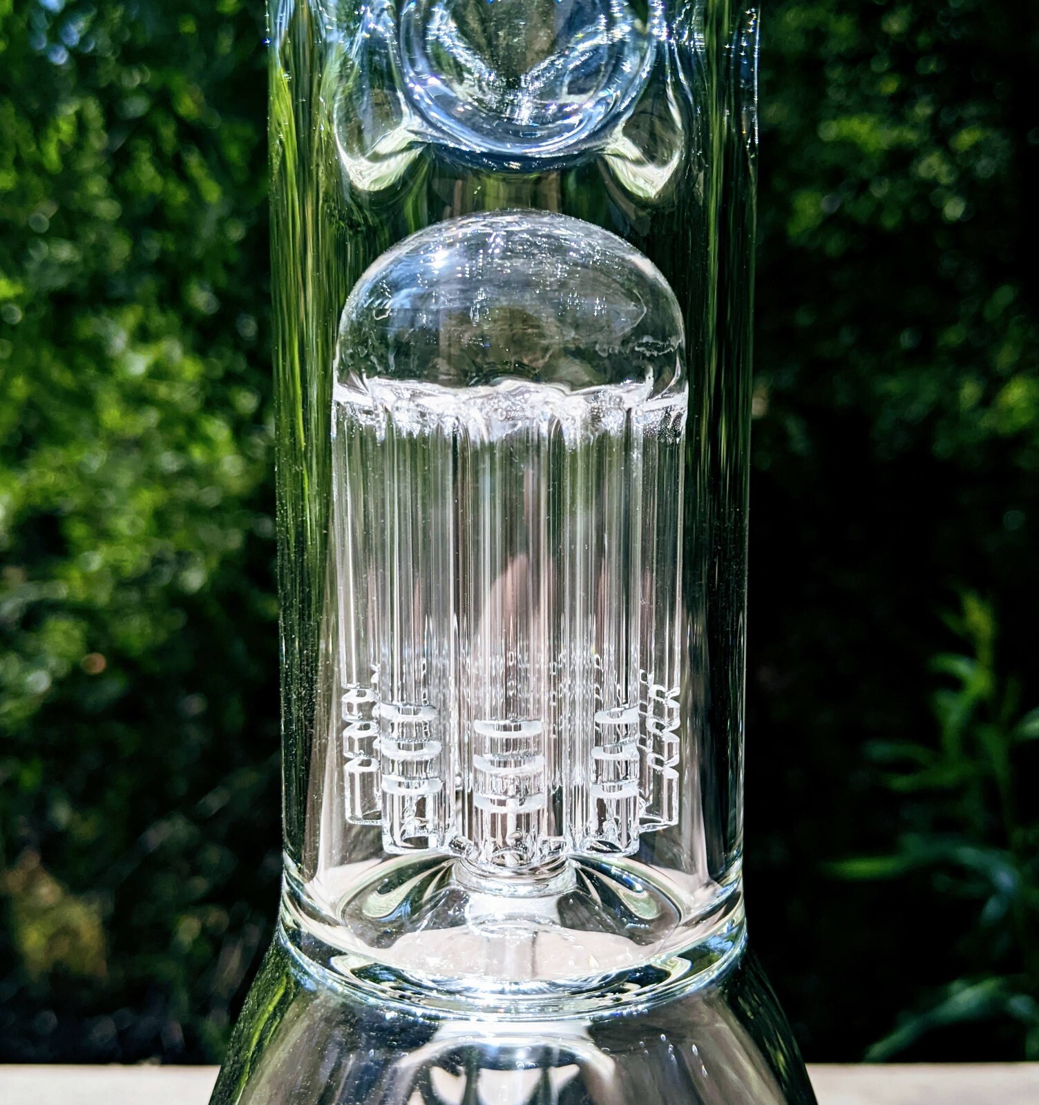 16 Inch Big Heavy Tree Perc Glass Bong Quality Tobacco Smoking Water Pipe Hookah