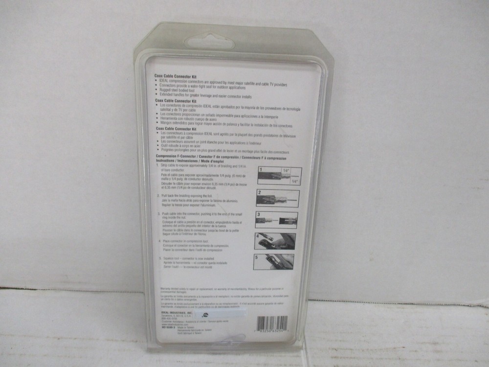 Ideal Coax Cable Connector Kit