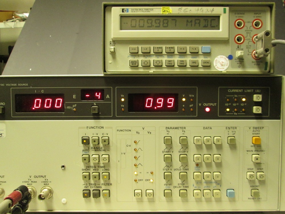HP4140B picoAmper Meter with DC Voltage Source TESTED! +/-100VDC GPIB interface